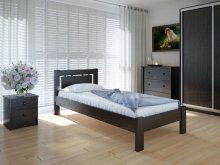 Односпальная кровать Meblikoff Осака 90x200 ольха