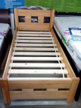 Ліжко SPACE 90х200 (Спейс) Mix, колір натуральний масло-віск 