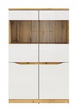 NUIS REG2D2W витрина BRW
высота: 141,5 см
ширина: 90 см
глубина: 39,5 см