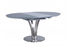 Стіл обідній Олівер сірий
розмір 120-160х120х75 см
матюкав скло сатин