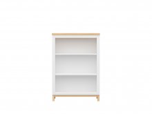 HAGA REG/90 стелаж BRW
висота: 129,5 см
ширина: 91 см
глибина: 34 см 