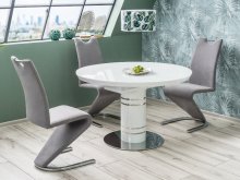 STRATOS  стол обеденный
размер 120-160x120x75 см
цвет белый