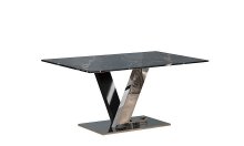 Стіл обідній ВЕГАС
розмір 160х90х76 см
колір чорний