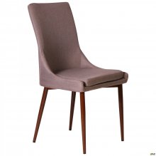 Стілець Verum каркас горіх/тканина колір капучино 