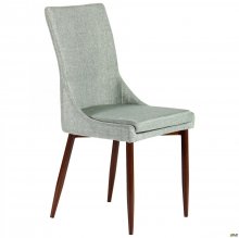 Стілець Verum каркас горіх/тканина колір сіро-зелений