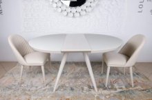 AUSTIN Стол обеденный Новинка
размер 120-165х120х75 см
стеклянный
цвет капучинно