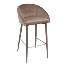 ELBE Стул барный Nicolas  ( Эльбе ) бежевый
Посадочная высота: 75 см 