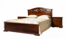 ЛОРЕН Ліжко двомісне 160
Розміри: 2140х1756х1257
Колір корпуса: горіх