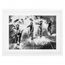 Print Water Ski Splash