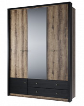 JAGGER ШАФА ІЗ ДЗЕРКАЛОМ 3D2S
розмір 160х213х60 см