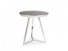 TEMIDA C Стіл журнальний срібло
розмір 42x46 см