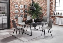 HERALD Стол обеденый
размер 140/80/74  см
цвет черный