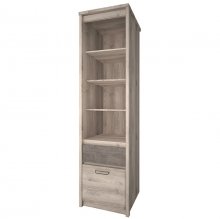 JAZZ Стелаж 1d1s Каштан Nairobi / Онікс
розмір 56/210/40 см
колір каштан nairobi / онікс