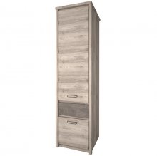 JAZZ Шафка 2d1s Каштан Nairobi / Онікс
розмір 56/210/40 см
колір каштан nairobi, онікс