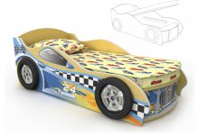 DRIVER  Ліжко-Машинка (матрац 80*170см) Dr-11-80mp
Габаритні розміри:
ширина 175 см;
глибина 89 см;
висота 58 см.